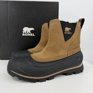 Sorel Buxton Pull On Waterproof Boots in Delta/Black size 10 Men's Chelsea Ankle